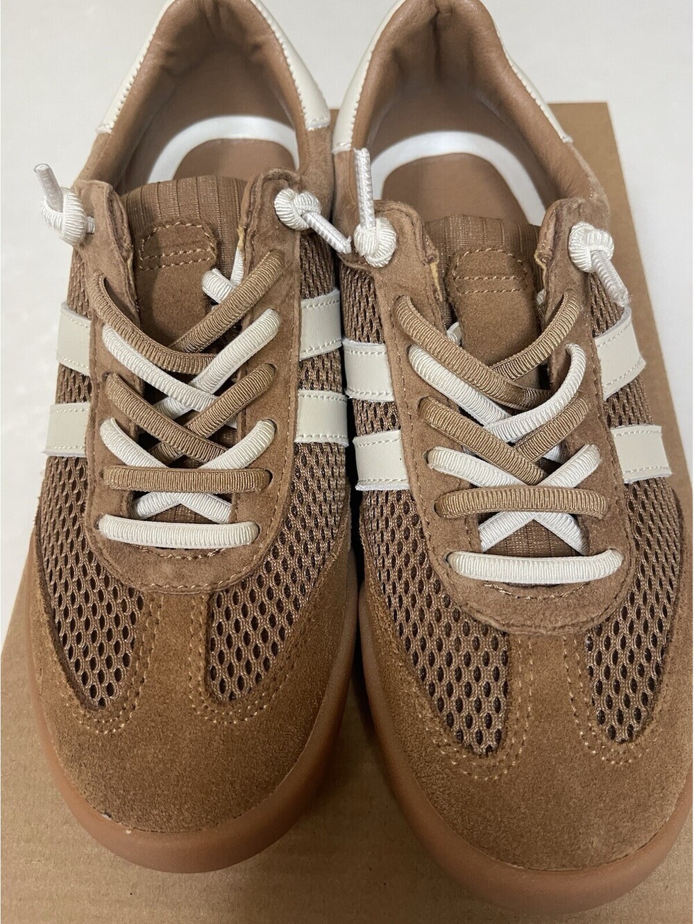 Steve Madden Verdict Sneakers Brown White Size 5